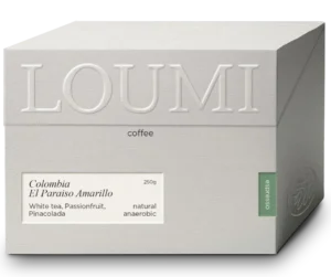 приклад пакування спешелті кави loumi coffee