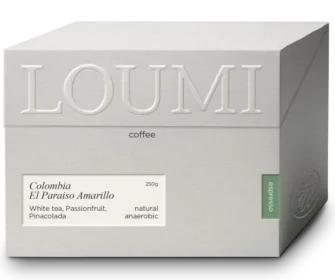 приклад пакування спешелті кави loumi coffee